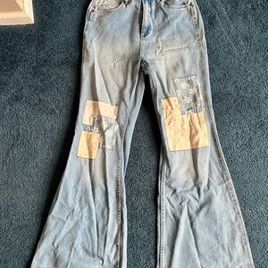 Wrangler x Billabong Patchwork Flare Jeans